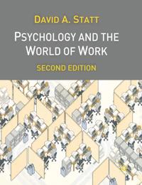 Bokomslag för "Psychology and the World of Work"