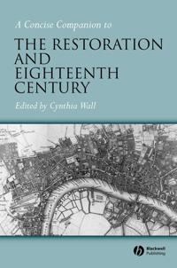 Kirjan kansi "A Concise Companion to the Restoration and Eighteenth Century"