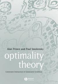 Kirjan kansi "Optimality Theory"