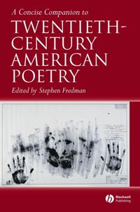 Kirjan kansi "A Concise Companion to Twentieth-Century American Poetry"