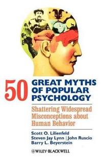 Bokomslag for "50 Great Myths of Popular Psychology"