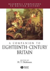 Bokomslag för "A Companion to Eighteenth-century Britain"