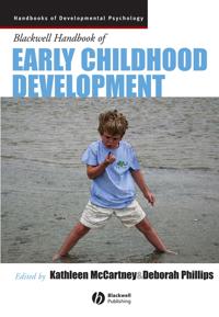 Kirjan kansi "The Blackwell Handbook of Early Childhood Development"