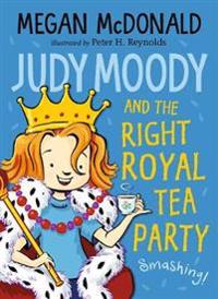 Kirjan kansi "Judy Moody and the Right Royal Tea Party"