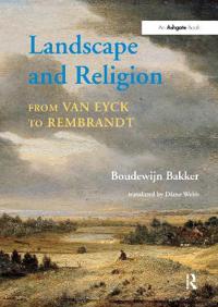 Kirjan kansi "Landscape and Religion from Van Eyck to Rembrandt"