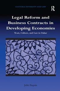 Kirjan kansi "Legal Reform and Business Contracts in Developing Economies"