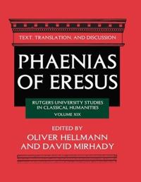 Bokomslag för "Phaenias of Eresus"