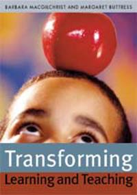 Kirjan kansi "Transforming Learning and Teaching"