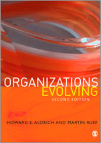 Kirjan kansi "Organizations Evolving"