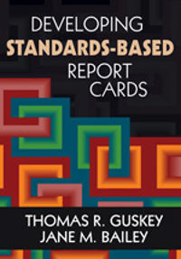 Kirjan kansi "Developing Standards-Based Report Cards"