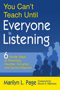 Kirjan kansi "You Can’t Teach Until Everyone Is Listening"