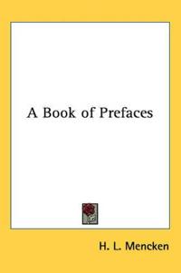 A Book of Prefaces