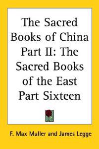 Sacred Books of China Part II
