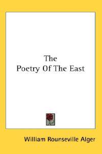 Kirjan kansi "Poetry of the East"