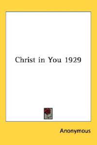 Christ in You 1929