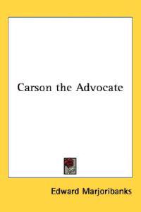 Bokomslag för "Carson the Advocate"