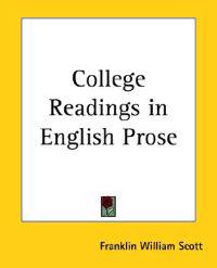 College Readings in English Prose