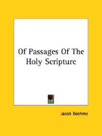 Of Passages of the Holy Scripture