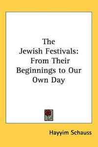 Bokomslag för "The Jewish Festivals"