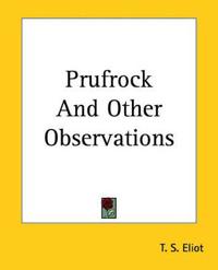 Bokomslag for "Prufrock and Other Observations"
