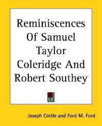 Kirjan kansi "Reminiscences Of Samuel Taylor Coleridge And Robert Southey"