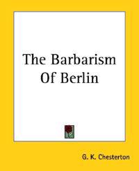 Bokomslag för "The Barbarism Of Berlin"