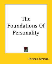 Bokomslag for "Foundations of Personality"