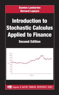 Chapman and Hall/CRC Financial Mathematics Series