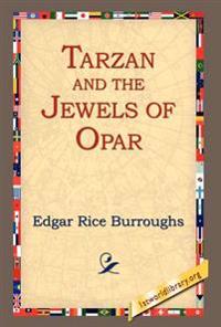 Kirjan kansi "Tarzan and the Jewels of Opar"