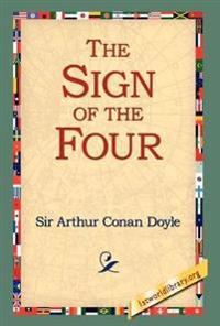 Kirjan kansi "The Sign of Four"