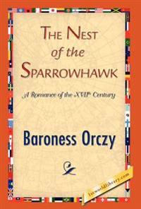 Kirjan kansi "The Nest of the Sparrowhawk"