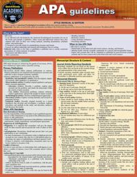 APA Guidelines - 7th Edition