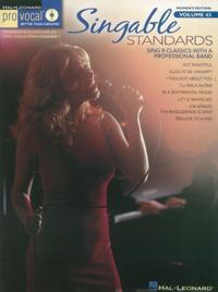 Pro Vocal Women's Edition Volume 43 - Singable Standards