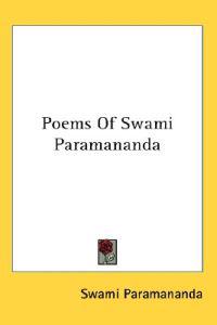 Poems of Swami Paramananda
