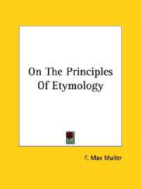 On the Principles of Etymology