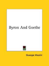 Byron and Goethe