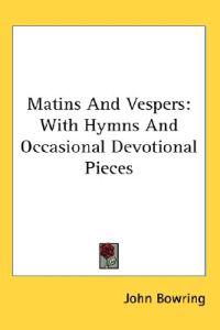 Matins and Vespers