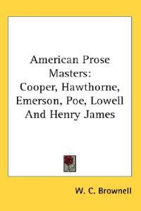 American Prose Masters