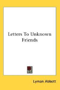 Letters to Unknown Friends