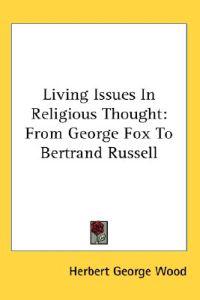 Living Issues in Religious Thought