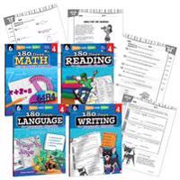 180 Days(TM): Reading, Math, Writing, & Language for Grade 4: 4-Book Set