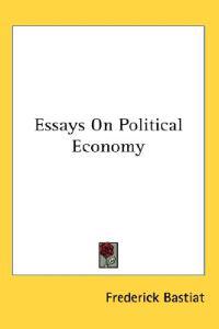 Kirjan kansi "Essays on Political Economy"