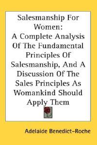 Salesmanship for Women