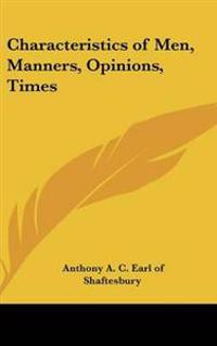 Bokomslag för "Characteristics of Men, Manners, Opinions, Times"