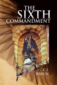 Kirjan kansi "The Sixth Commandment"