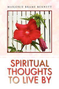 Kirjan kansi "Spiritual Thoughts to Live by"
