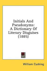 Initials And Pseudonyms