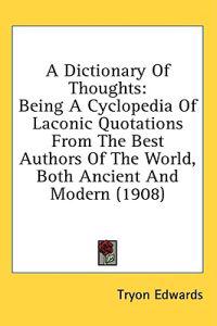 A Dictionary of Thoughts