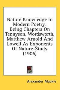 Nature Knowledge in Modern Poetry