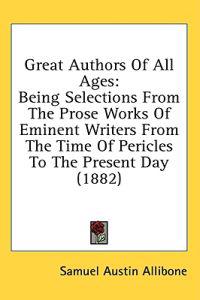 Great Authors Of All Ages